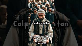 Caliph vs Sultan A Comparison of Power and Roles in Islamic Leadershipshortsvideo historyfacts [upl. by Aihtiekal]