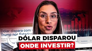 DÓLAR DISPARANDO 2 investimentos simples e baratos para se expor ao dólar sem sair do Brasil [upl. by Dnomad]