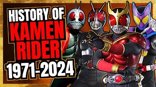 The Complete HISTORY of KAMEN RIDER  19712024 [upl. by Enaed219]