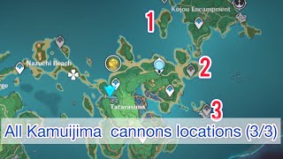 Kamuijima Cannons Locations  Activate Kamuijima cannons and destroy the rifts [upl. by Samul410]