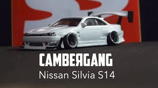 CAMBERGANG Nissan Silvia S14 hotwheelscustom [upl. by Hughett]