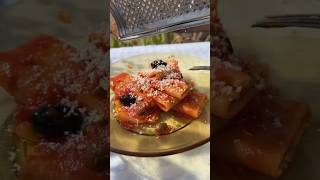 Pasta Alla Puttanesca recipe with Secret ingredient florence food pasta italy kickstarter [upl. by Harrison]