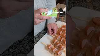 Chipotle Mango Sausage amp Shrimp Skewers [upl. by Yrod]