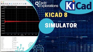 KiCad 8 Simulator  custom signals new simulation types [upl. by Oballa]