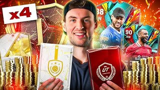 INSANE ICON PACKED 4 x Rank 1 Champs Rewards [upl. by Anaigroeg483]