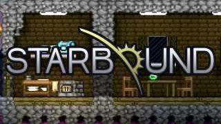 Starbound  Simple starting house timelapse start to finish [upl. by Ynnob676]