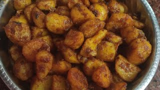 Siru kizhangu roast  சிறு கிழங்கு வறுவல்  Madurai Recipes [upl. by Aicenaj]