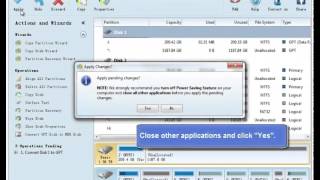 Convert MBR disk to GPT disk  MiniTool Partition Wizard Official Video Guide [upl. by Steffen]