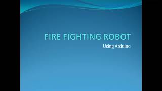 Level 2 JE Fire Fighting Robot [upl. by Nauqaj]