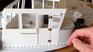 RC Sea Imp XII tugboat build  doors [upl. by Memory]