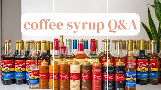 Coffee Syrup QampA [upl. by Eitsim]