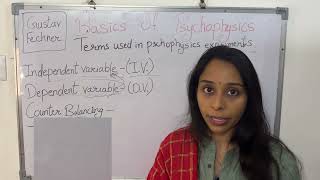 Basics of psychophysics  part 1  viva questions for psychology students [upl. by Dnalra]