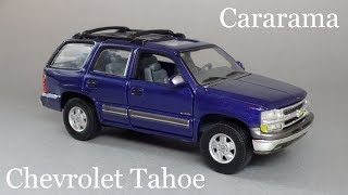 2000 Chevrolet Tahoe SUV Cararama  Hongwell 143 обзор масштабной модели [upl. by Eimac]