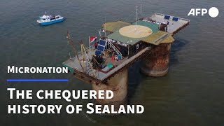 Sealand the micronation defying the UK and Covid  AFP [upl. by Divadnoj762]