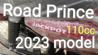 Road Prince 110cc  2023 Model  Red Colour  ✅Latest Update ✅  MK information  Karachi [upl. by Eelyek]