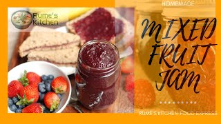 Jam Homemade Mixed Fruit Jam Recipe  How To Make Jam At Home Jelly [upl. by Weiser798]