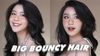 Cách Quấn Tóc Siêu Phồng Dưỡng Tóc Dày Và Dài  Voluminous amp Bouncy Haircare Routine Quỳnh Thi [upl. by Malka]