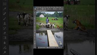 Create Realistic Image with AI Generative Fill in Photoshop 2024 shorts [upl. by Whitcomb]