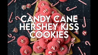 Candy Cane Hershey Kiss Cookies [upl. by Brenn145]