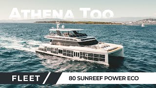 Solar Opulence Navigating Luxury on the Sunreef 80 Power Eco Athena Too [upl. by Ainesell487]