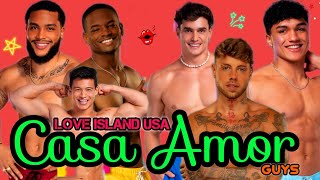 Meet the love island usa casa amor guys Love island season 6 2024casa amor 2024loveislandusa [upl. by Arezzini513]