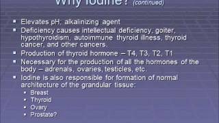 Jorge Flechas MD Iodine Deficiency Impacts Health Far Beyond Thyroid Hormone Production [upl. by Buseck]