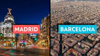 ¿Qué Ciudad Está Mejor Diseñada Madrid o Barcelona [upl. by Nierman]