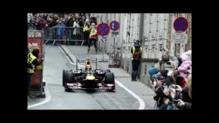 RED BULL amp VETTEL SHOW RUN IN GRAZ AUSTRIA 1122012 [upl. by Gasparo]