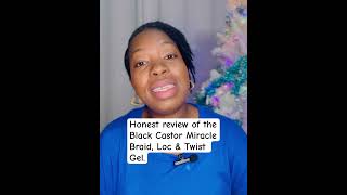 Black Castor Miracle loc gel review shorts microlocsjourney locsjourney locproducts [upl. by Boycie]