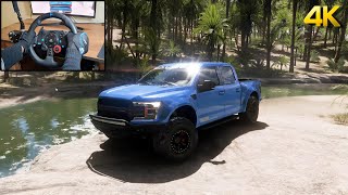 Ford F150 Saleen Sportback offroading  Forza Horizon 5 Steering Wheel  Shifter Gameplay [upl. by Eelirak]