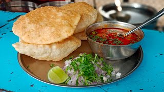 Kurma Puri  kolhapur  How To Make Street Style Kurma Puri  Delicious Indian Street FOOD [upl. by Ellehcal424]