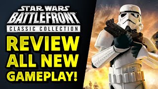 Star Wars Battlefront Classic Collection Review Single Player ALL NEW GAMEPLAY [upl. by Lamoree]