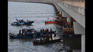 Penang Bridge crash Wreckage of SUV found [upl. by Millur742]