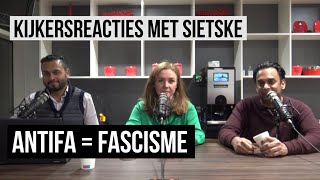 KIJKERSREACTIES quotWAAROM WORDT ANTIFA NIET AANGEPAKTquot [upl. by Neufer136]