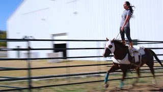 Haley Ganzel A Trick Riding Legacy [upl. by Alyakam]