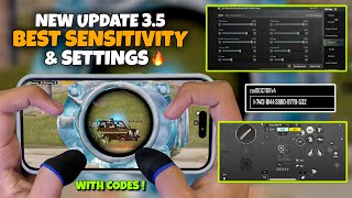 NEW😱 BEST SENSITIVITY amp SETTINGS 2024🔥 4 Finger Claw Gyroscope  35  Version 35 Icemire Frontier [upl. by Sielen]