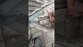 Leaking Roof Valley Repair roofing construction diy roofer work [upl. by Solrak55]