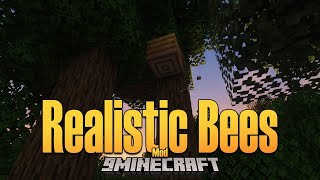 Realistic Bees Minecraft Mod [upl. by Hpesoj758]