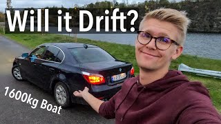 Can You Drift a Stock E60 525 Diesel Drift Test [upl. by Blankenship]