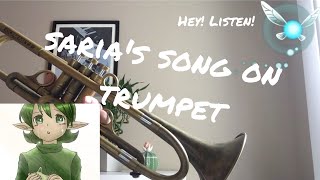 How to Play Sarias Song on Trumpet  The Legend of Zelda Ocarina of Time [upl. by Hteb]