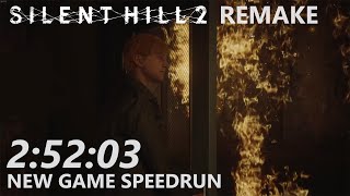 Silent Hill 2 Remake Any Glitchless Speedrun in 25203 [upl. by Beaver]