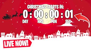 CHRISTMAS🎅COUNTDOWN LIVE🔴 247 amp How Long Till Christmas 2024 [upl. by Noxaj]