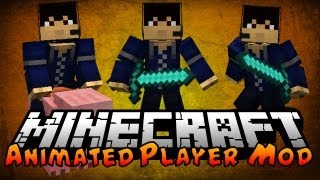 Minecraft Animated Player Mod  Animations Of All Kinds [upl. by Acsirp]