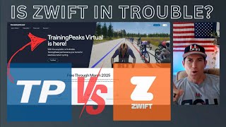 Training Peaks Virtual is HERE  is Zwift in Trouble [upl. by Euqinomad]