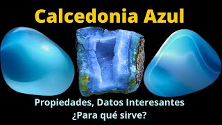 Calcedonia Azul Propiedades Significado ¿Para qué sirve  Gema de sílice azul [upl. by Lauder]