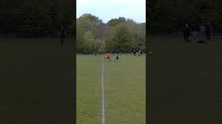 Greatest tackle you will ever see 😮‍💨🔥 grassrootfootball sundayleaguefootball [upl. by Ojibbob4]