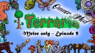 Terraria Omnir Mod  Melee Only  Episode 9 [upl. by Atnohsal]