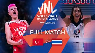 🇹🇷 TUR vs 🇹🇭 THA  Full Match  Women’s VNL 2022 [upl. by Marriott577]