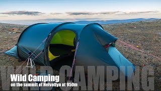 Wild Camping on the summit of Helvellyn 950m [upl. by Eselahs]