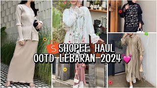 SHOPEE HAUL GAMIS amp TUNIK OOTD LEBARAN 2024✨  WAJIB CHECKOUT [upl. by Jit]